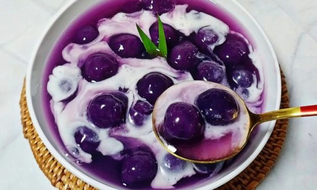 Dessert Tradisional Rasa Sultan: Biji Salak Ubi Ungu