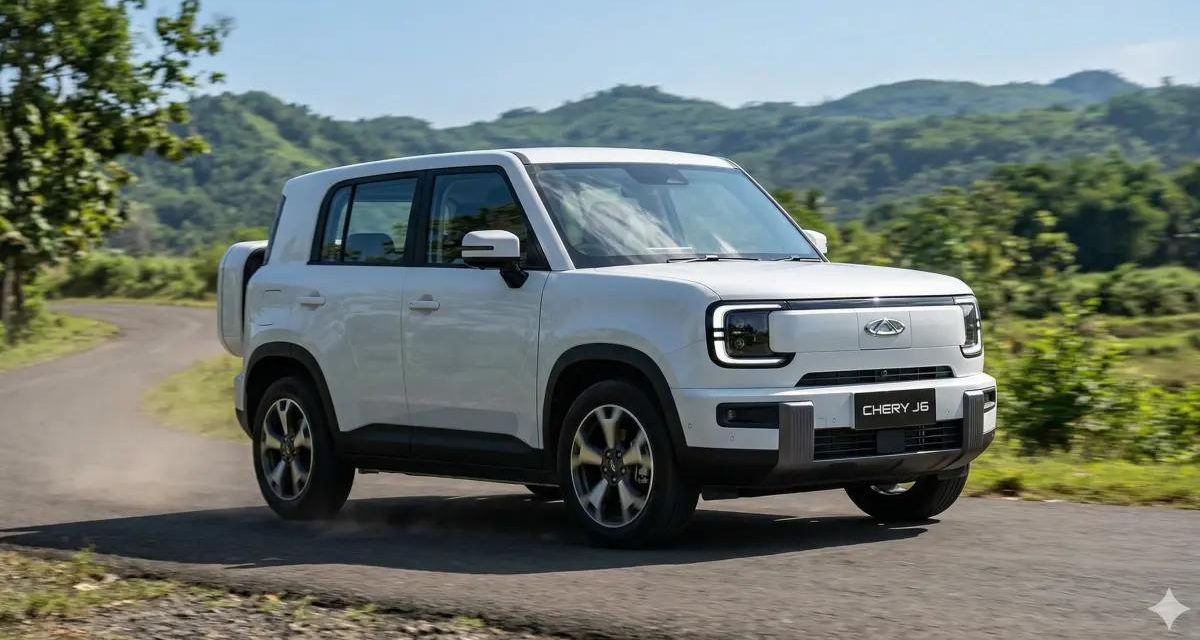 Chery J6 EREV, Solusi Mobil Listrik Tak Khawatir Kehabisan Daya