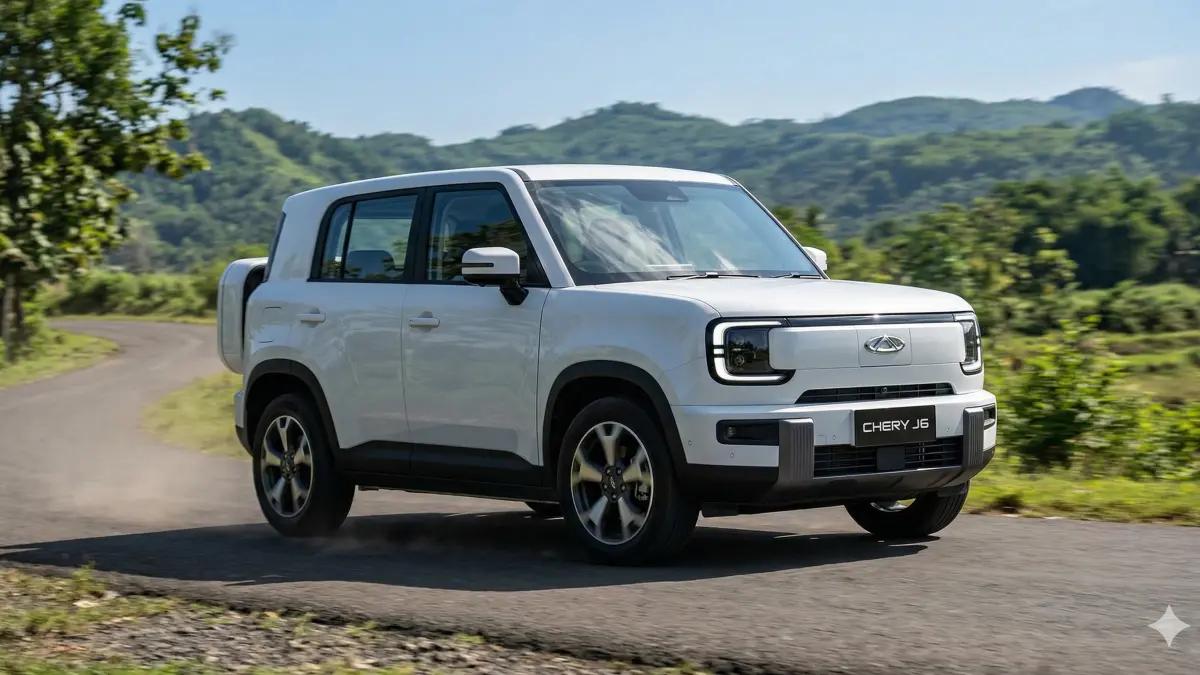Chery J6 EREV, Solusi Mobil Listrik Tak Khawatir Kehabisan Daya