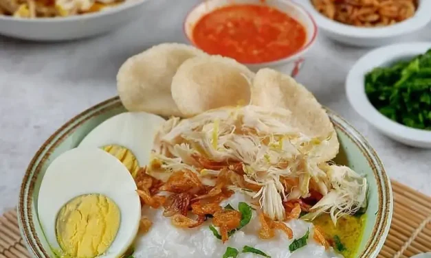Bubur Ayam Bandung Spesial Kuah Kuning Gurih Dan Praktis