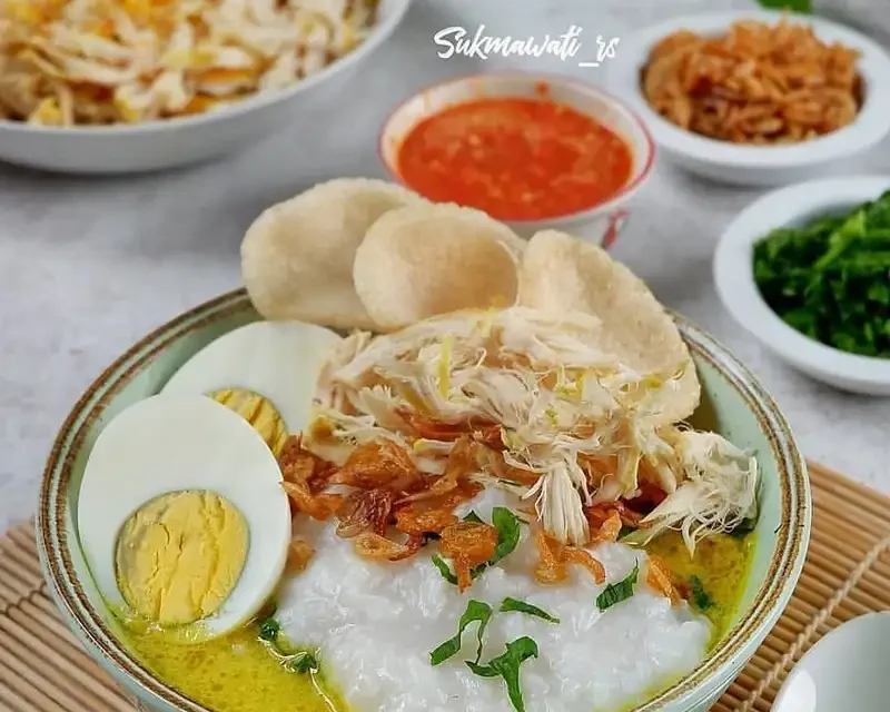 Bubur Ayam Bandung Spesial Kuah Kuning Gurih Dan Praktis