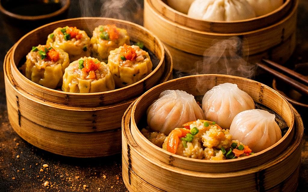 Gurih Maksimal! Dimsum Kukus Dengan Isian Ayam Dan Udang