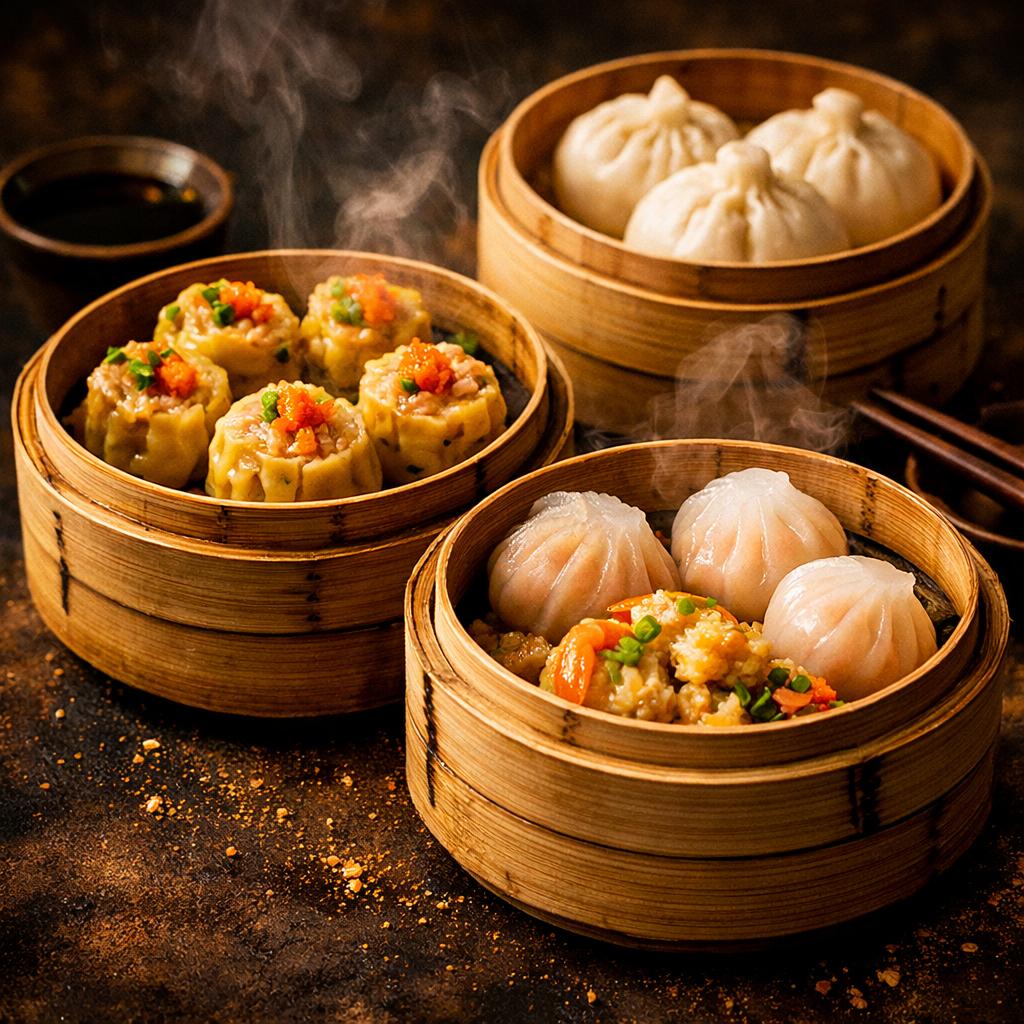 Gurih Maksimal! Dimsum Kukus Dengan Isian Ayam Dan Udang